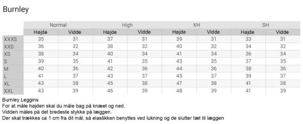 Equipage-Burnley-Leggins-målskema