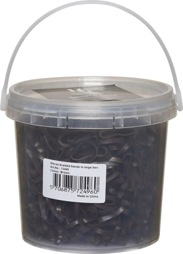 elastikker brun silikone