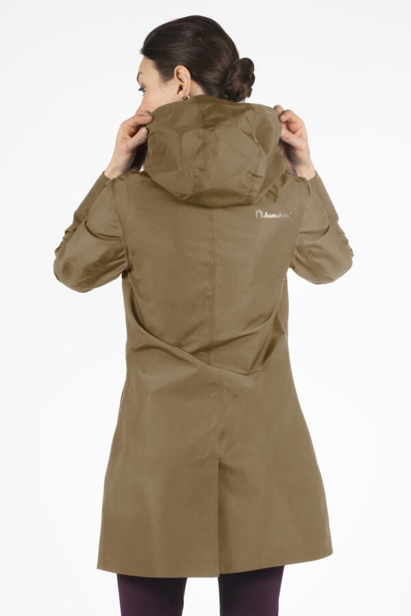 samshield delia regnfrakke oliven